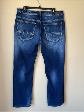 Buffalo David Bitton Men's Dark Blue Relaxed Jeans